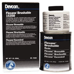 Devcon - 1 Lb Pail Two Part Urethane Adhesive - 45 min Working Time, 3,500 psi Shear Strength - All Tool & Supply