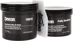 Devcon - 1 Lb Pail Two Part Epoxy - 60 min Working Time, 2,600 psi Shear Strength - All Tool & Supply