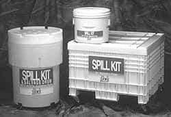 Brady SPC Sorbents - 75 Gal Capacity Oil Only Spill Kit - 95 Gal Overpack Container - All Tool & Supply