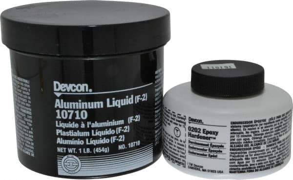 Devcon - 1 Lb Pail Two Part Epoxy - 75 min Working Time, 2,700 psi Shear Strength - All Tool & Supply