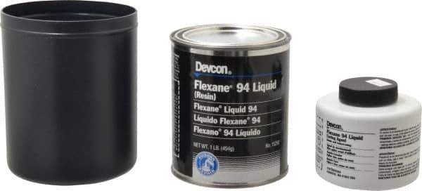 Devcon - 1 Lb Pail Two Part Urethane Adhesive - 10 min Working Time, 2,800 psi Shear Strength - All Tool & Supply