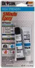 Devcon - 0.5 oz Tube Two Part Epoxy - 4 to 5 min Working Time - All Tool & Supply