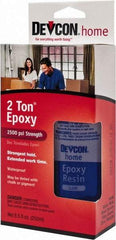 Devcon - 4.5 oz Bottle Two Part Epoxy - 30 min Working Time, Series 2 Ton - All Tool & Supply