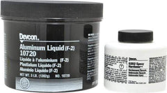 Devcon - 3 Lb Pail Two Part Epoxy - 75 min Working Time, 2,700 psi Shear Strength - All Tool & Supply