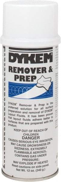 Dykem - Layout Fluid Remover and Thinner - 16 Ounce Aerosol Can - All Tool & Supply