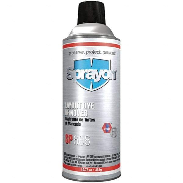 Sprayon - Layout Fluid Remover - 16 Ounce Aerosol Can, 12-3/4 Ounce Net Fill - All Tool & Supply