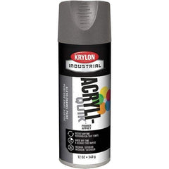 Krylon - Gray, 12 oz Net Fill, Gloss, Primer Spray Paint - 15 to 20 Sq Ft per Can, 16 oz Container - All Tool & Supply