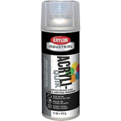 Krylon - Crystal Clear, 11 oz Net Fill, Gloss, Lacquer Spray Paint - 15 to 20 Sq Ft per Can, 11 oz Container, Use on Radios, Stereos & Other Electronic Units, Televisions - All Tool & Supply