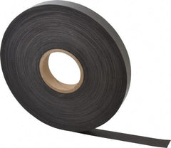 Mag-Mate - 200' Long x 1" Wide x 1/32" Thick Flexible Magnetic Strip - 8 Lb Max Pull Force, 4 Linear Ft/Lb Magnetic Pull Force, Plain Back - All Tool & Supply