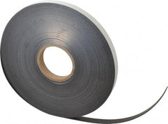 Mag-Mate - 100' Long x 3/4" Wide x 1/16" Thick Flexible Magnetic Strip - 10 Lb Max Pull Force, 5 Linear Ft/Lb Magnetic Pull Force, Adhesive Back - All Tool & Supply