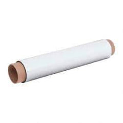 Mag-Mate - 10' Long x 24-3/8" Wide x 1/32" Thick Flexible Magnetic Sheet - 85 Lb Max Pull Force, 196 Linear Ft/Lb Magnetic Pull Force, Plain Back, White - All Tool & Supply