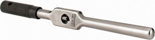 Starrett - 1/16 to 1/4" Tap Capacity, Straight Handle Tap Wrench - 6" Overall Length - All Tool & Supply