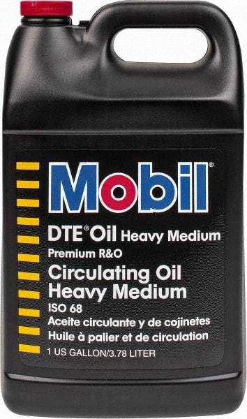 Mobil - 1 Gal Bottle Mineral Circulating Oil - SAE 20, ISO 68, 65.1 cSt at 40°C & 8.7 cSt at 100°F - All Tool & Supply