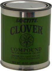 Loctite - 1 Lb Grease Compound - Compound Grade Coarse, Grade G, 80 Grit, Black & Gray, Use on General Purpose - All Tool & Supply