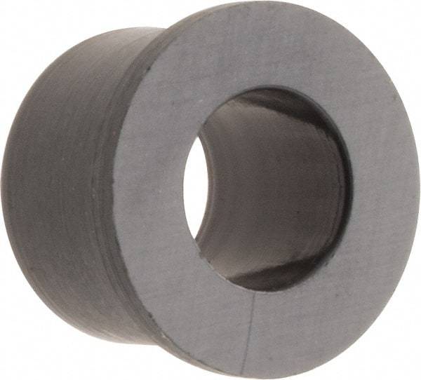 Poly Hi Solidur - 3/16" Inside x 5/16" Outside Diam, Nylon Sleeve Bearing - 0.37" Outside Diam, 0.047" Flange Thickness, 1/4" OAL - All Tool & Supply