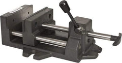 Palmgren - 6" Jaw Opening Capacity x 1-7/8" Throat Depth, Horizontal Drill Press Vise - 6" Wide Jaw, Stationary Base, Standard Speed, 14-1/2" OAL x 4-5/16" Overall Height - All Tool & Supply