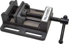 Palmgren - 3" Jaw Opening Capacity x 1-1/8" Throat Depth, Horizontal Drill Press Vise - 3" Wide Jaw, Stationary Base, Standard Speed, 6-1/2" OAL x 2-7/16" Overall Height - All Tool & Supply