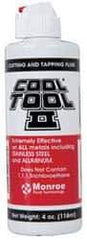 Monroe Fluid Technology - Cool Tool II, 4 oz Bottle Cutting & Tapping Fluid - Straight Oil, For Blanking, Boring, Broaching, Drilling, Hobbing, Milling, Reaming, Tapping, Turning - All Tool & Supply