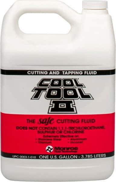 Monroe Fluid Technology - Cool Tool II, 1 Gal Bottle Cutting & Tapping Fluid - Straight Oil, For Blanking, Boring, Broaching, Drilling, Hobbing, Milling, Reaming, Tapping, Turning - All Tool & Supply