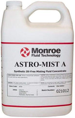 Monroe Fluid Technology - Astro-Mist A, 1 Gal Bottle Grinding Fluid - Synthetic, For Light Machining - All Tool & Supply