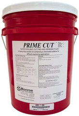 Monroe Fluid Technology - Prime Cut, 5 Gal Pail Cutting & Grinding Fluid - Water Soluble, For CNC Milling, Drilling, Tapping, Turning - All Tool & Supply