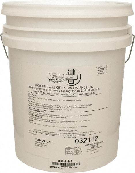 Monroe Fluid Technology - 5 Gal Pail Cutting & Tapping Fluid - Straight Oil - All Tool & Supply