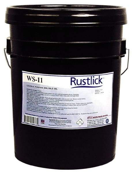 Rustlick - Rustlick WS-11, 5 Gal Pail Grinding Fluid - Water Soluble, For Machining - All Tool & Supply