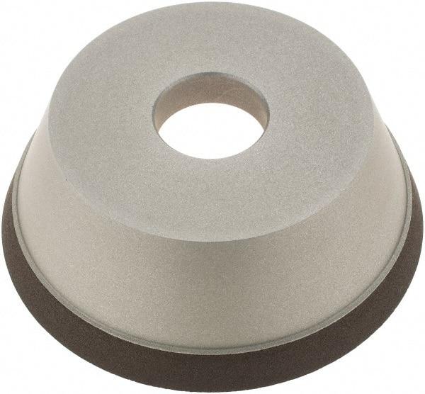 Made in USA - 5" Diam, 1-1/4" Hole Size, 1-3/4" Overall Thickness, 120 Grit, Tool & Cutter Grinding Wheel - Fine Grade, Diamond - All Tool & Supply