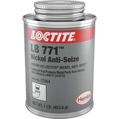 Loctite - 1 Lb Can High Temperature Anti-Seize Lubricant - Nickel, -54 to 2,399°F, Silver Colored, Water Resistant - All Tool & Supply