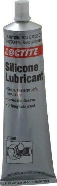 Loctite - 5.3 oz Tube Silicone Lubricant - Translucent, Food Grade - All Tool & Supply