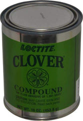 Loctite - 1 Lb Grease Compound - Compound Grade Coarse, Grade E, 120 Grit, Black & Gray, Use on General Purpose - All Tool & Supply