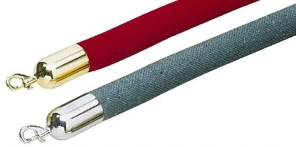 Tensator - 6' Long x 1-1/2" Wide Naugahyde Rope - Red - All Tool & Supply