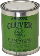 Loctite - 1 Lb Grease Compound - Compound Grade Very Fine, Grade C, 220 Grit, Black & Gray, Use on General Purpose - All Tool & Supply