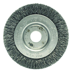 ‎3″ Diameter-3/8″-1/2″ Arbor Hole - Crimped Steel Wire Straight Wheel - All Tool & Supply