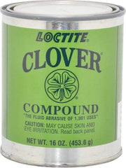 Loctite - 1 Lb Grease Compound - Compound Grade Super Fine, Grade 4A, 600 Grit, Black & Gray, Use on General Purpose - All Tool & Supply