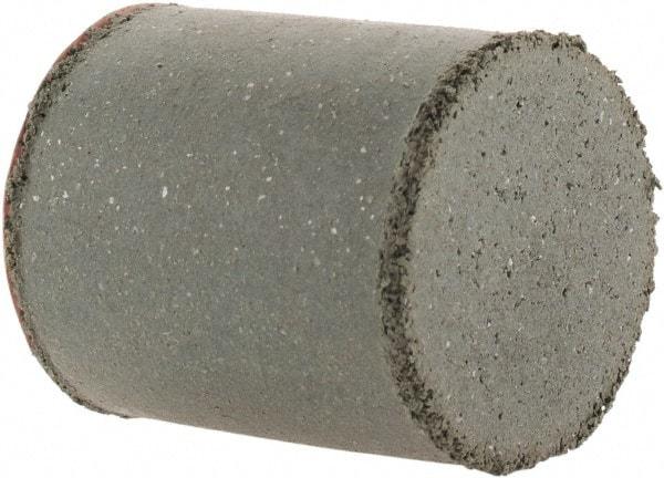 Cratex - 7/8" Max Diam x 1" Long, Cylinder, Rubberized Point - Coarse Grade, Silicon Carbide, 1/4" Arbor Hole, Unmounted - All Tool & Supply