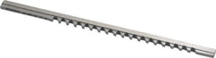 Dumont Minute Man - 2mm Keyway Width, Style A, Keyway Broach - High Speed Steel, Bright Finish, 1/8" Broach Body Width, 13/64" to 1-1/8" LOC, 5" OAL, 720 Lbs Pressure for Max LOC - All Tool & Supply