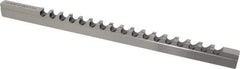 Dumont Minute Man - 12mm Keyway Width, Style D-1, Keyway Broach - High Speed Steel, Bright Finish, 9/16" Broach Body Width, 1" to 6" LOC, 13-7/8" OAL, 8,400 Lbs Pressure for Max LOC - All Tool & Supply