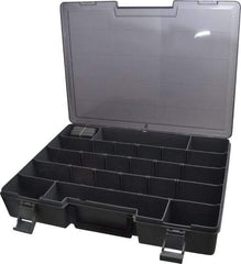 Flambeau - 15-1/2" Wide x 2-1/2" High x 11-3/4" Deep, Small Parts Storage Box - Copolymer Frame, 9 to 24 Compartments - All Tool & Supply