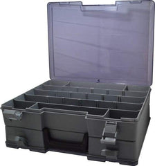 Flambeau - 15-1/2" Wide x 5" High x 11-3/4" Deep, Small Parts Storage Box - Copolymer Frame, 18 to 48 Compartments - All Tool & Supply