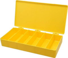 Flambeau - 8-1/4" Wide x 1-3/8" High x 4-1/2" Deep, Small Parts Box - Polypropylene Frame, 6 Compartments, 4" Wide x 1-1/8" High x 1-1/4" Deep Bin - All Tool & Supply