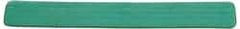 Rubbermaid - 48-1/2" Long x 5-1/2" Wide Microfiber Dust Mop Pad - Hook & Loop, Green - All Tool & Supply