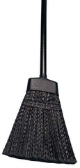 Ability One - 56" OAL Polypropylene Bristle Corn Broom - Plastic-Coated Metal Handle - All Tool & Supply