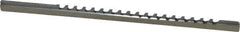 Dumont Minute Man - 1/16" Keyway Width, Style A, Keyway Broach - High Speed Steel, Bright Finish, 1/8" Broach Body Width, 13/64" to 1-1/8" LOC, 5" OAL, 390 Lbs Pressure for Max LOC - All Tool & Supply