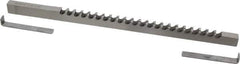 Dumont Minute Man - 3/8" Keyway Width, Style C, Keyway Broach - High Speed Steel, Bright Finish, 3/8" Broach Body Width, 25/64" to 2-1/2" LOC, 11-3/4" OAL, 4,340 Lbs Pressure for Max LOC - All Tool & Supply