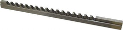 Dumont Minute Man - 3/8" Keyway Width, Style D, Keyway Broach - High Speed Steel, Bright Finish, 9/16" Broach Body Width, 1" to 6" LOC, 13-7/8" OAL, 7,000 Lbs Pressure for Max LOC - All Tool & Supply