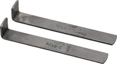 Dumont Minute Man - 2 Piece Style C Broach Shim - 5/16" Keyway Width, 0.055" Shim Thickness - All Tool & Supply