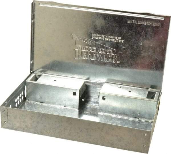 J.T. Eaton - Box Trap for Use on Mice - 10-1/4 Inch Long x 6-1/8 Inch Wide x 1-3/4 Inch High, Galvanized Steel - All Tool & Supply