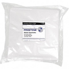 PRO-SOURCE - Flat Fold Clean Room/Lab/Critical Task Wipes - Bag, 9" x 9" Sheet Size, White - All Tool & Supply