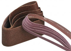 Norton - 2" Wide x 132" OAL, 120 Grit, Aluminum Oxide Abrasive Belt - Aluminum Oxide, Fine, Coated, X Weighted Cloth Backing, Series R228 - All Tool & Supply